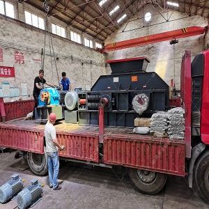 破碎設(shè)備1000x700彈簧式對輥破碎機發(fā)貨圖片